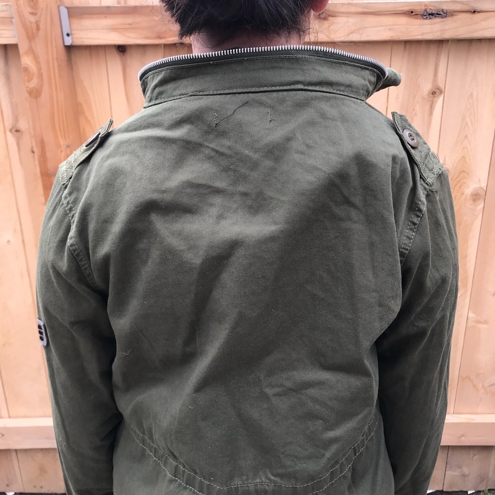 New Monarda Patchwork Utility Jacket Medium - image 5